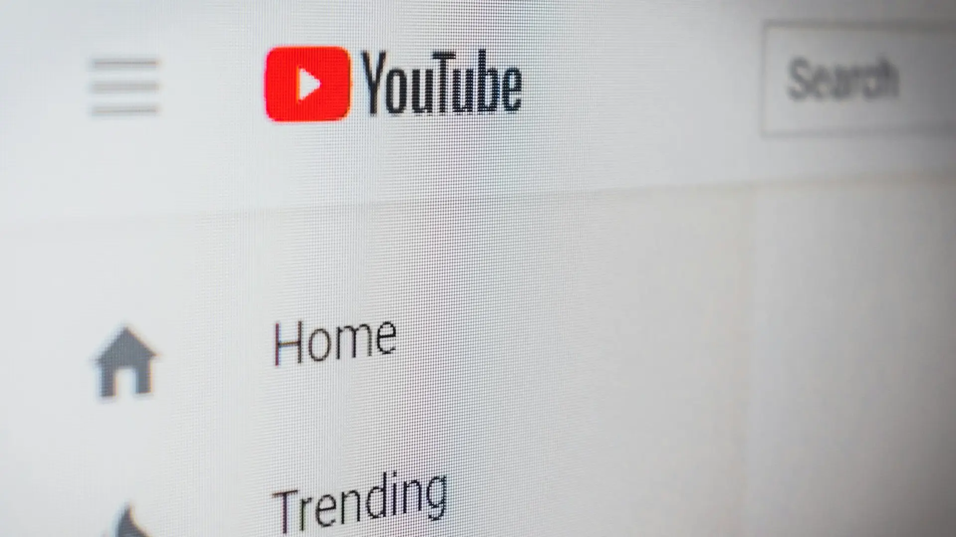 Youtube application screengrab